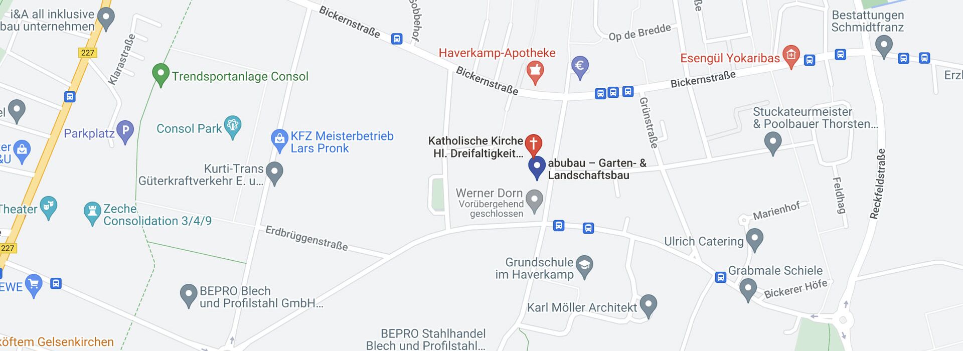 abubau - Garten- und Landschaftsbau, Magdalenenstraße 47, 45889 Gelsenkirchen